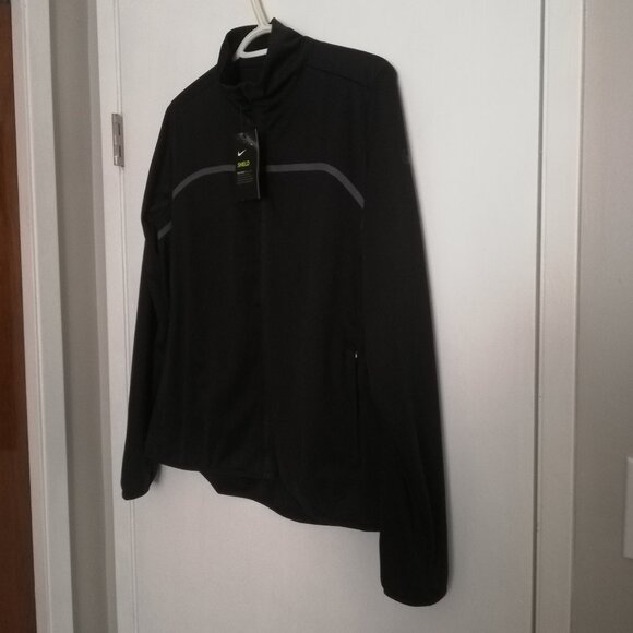 Nike New Women's Black Golf Shield Jacket - Size L - Picture 3 of 9